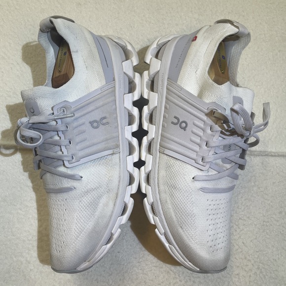 On Cloud Cloudswift 3 Shoes Women's Size‎ 10 White Grey Running Athletic Sneaker - Picture 1 of 10